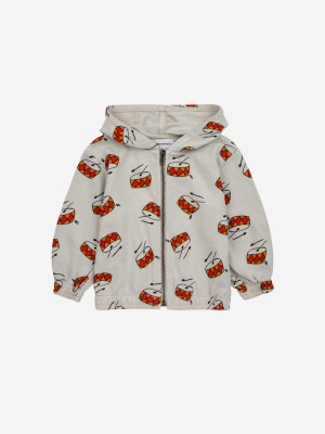 BOBO CHOSES niemowlęca rozpinana bluza Play the Drum - 12m