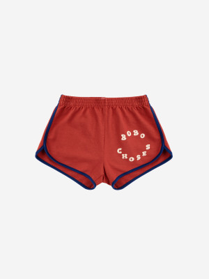 BOBO CHOSES bordowe krótkie szorty Bobo Choses Circle - 4y