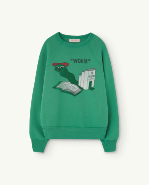 The Animals Observatory bluza Shark zielona - 8y