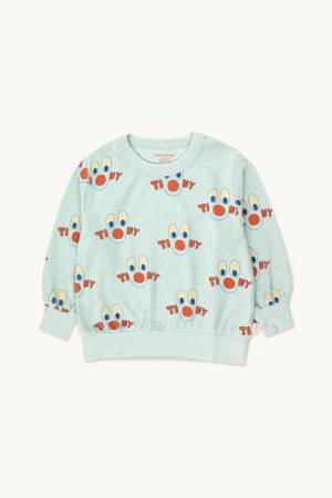 TINY COTTONS bluza frotte Clowns - 8y