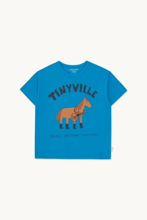 TINY COTTONS koszulka Festival Blue - 10y