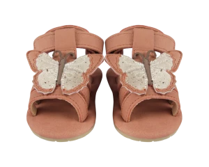 DONSJE skórzane sandały Tuti Sky Papillon Walnut Nubuck - 6m