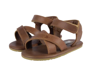 DONSJE skórzane sandały Tobi Cognac Classic - 6m