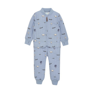 EN FANT kurtka termiczna ze spodniami Dusty Blue - 6y