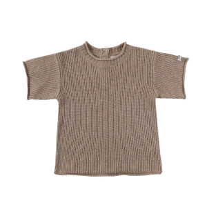 DONSJE sweter Sove Latte Melange - 7y