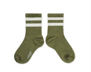 COLLEGIEN skarpetki Nico oliwkowe Olive du Luberon - 18/20