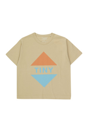 TINY COTTONS koszulka Tiny Triangle Ivory - 4y