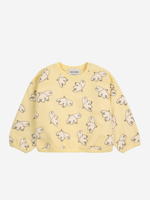 BOBO CHOSES niemowlęca bluza Freedom Bird all over - 18m