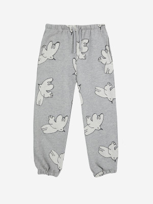 BOBO CHOSES spodnie dresowe Freedom Bird all over - 4y