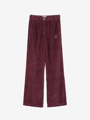 BOBO CHOSES damskie spodnie Corduroy Faraway Castle - XS