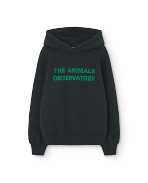 The Animals Observatory zielona bluza z kapturem Taurus - 6y