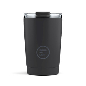 Cool Bottles Kubek termiczny 330 ml Mono Black