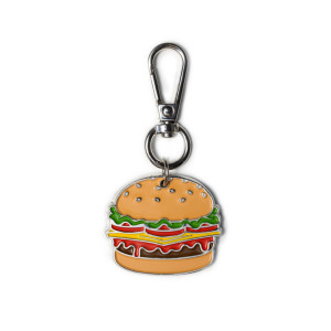 Adresówka dla psa Burger - M - Srebrny