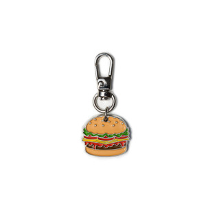 Adresówka dla psa Burger - S - Srebrny