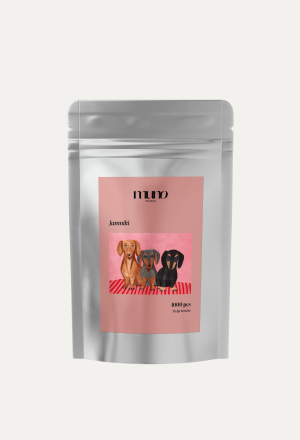 Puzzle 1000 „Jamniki” by Iga Kosicka w woreczku