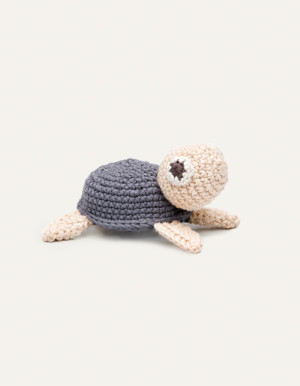 Żółwik szydełkowy z kocimiętką szeleszczący MR TURTLE dla kota