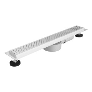 Bodenebener Linearablauf QUADRO 800, weiß