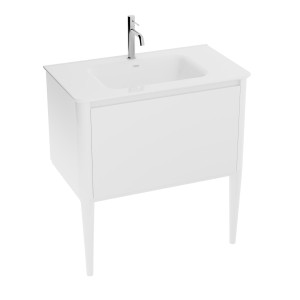 Waschtischunterschrank Mesa 800 mit Waschbecken – natürlicher Look und warme Ausstrahlung