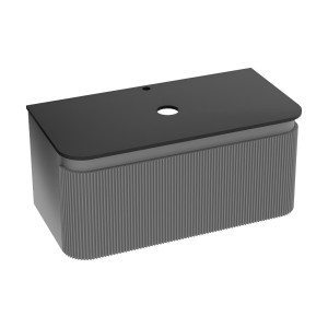 Hängeschrank Vermont Grey 1000 mit Deckplatte