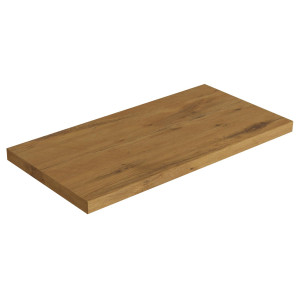 Waschtischplatte Oak 805 x 400 mm – Nussfarbton, Holzoptik, 38 mm