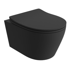 Hänge-WC Brava Black – matt schwarz