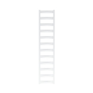 Badheizkörper Hermes White 1390 – 1390 × 300 mm, Weiß, Stahl, Heizpatrone optional