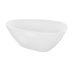 Freistehende Badewanne PIETRA 1500 – Snow White Glossy