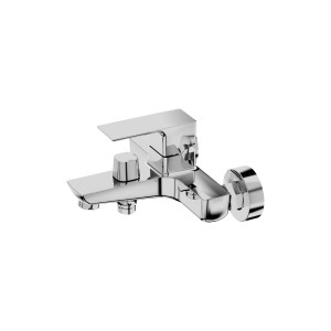 Aquila Chrome Wannen-Duscharmatur, wandmontiert
