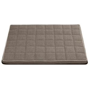 Legowisko materac dla psa León Checked XS - 55 x 40 cm Beżowy Biały