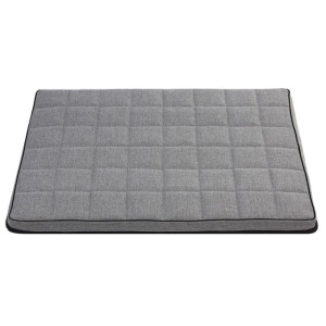 Legowisko materac dla psa León Checked XS - 55 x 40 cm Jasnoszary Czarny