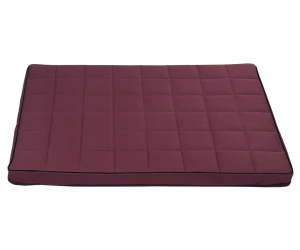 Materac ortopedyczny dla psa Vigo Checked 55x40x8cm Czarny Bordowy