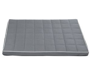 Materac ortopedyczny dla psa Vigo Checked 55x40x8cm Biały Jasnoszary