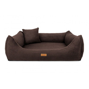 Kanapa dla psa ortopedyczne RIMINI S - 70 x 50cm Brązowy