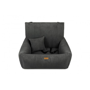 Fotelik dla psa MILANO S - 40 x 50cm Ciemnoszary