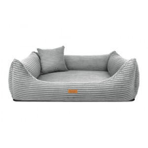 Kanapa dla psa ortopedyczne RIMINI S - 70 x 50cm Jasnoszary