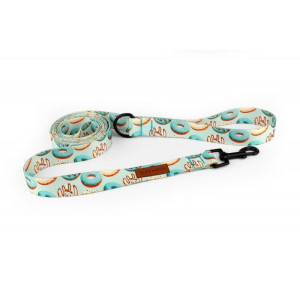 Smycz miejska dla psa DONUT BLUE 160cm 25mm