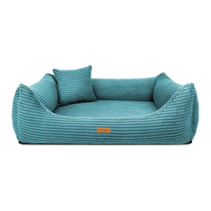 Kanapa dla psa ortopedyczne RIMINI S - 70 x 50cm Turkusowy