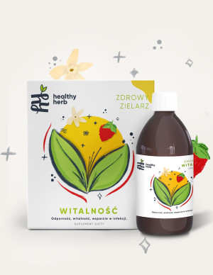 Zioła do picia | ZDROWY ZIELARZ WITALNOŚĆ 500ml | Płynna dawka energii