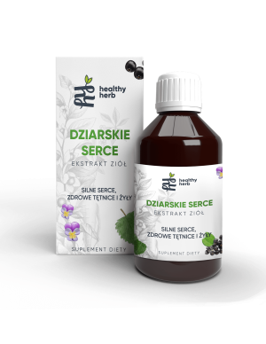 Zdrowe serce | DZIARSKIE SERCE 250 ml | Zioła do picia | Adaptogeny