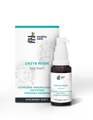 Grzyb Reishi - Właściwości zdrowotne - Ekstrakt w płynie 30 ml