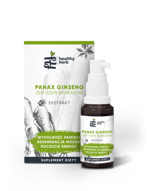 Panax ginseng w płynie 30 ml - Żeń szeń koreański - Pamieć i Energia