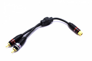 Adapter Trójnik RCA 2x Wtyk Gniazdo Vitalco RCA