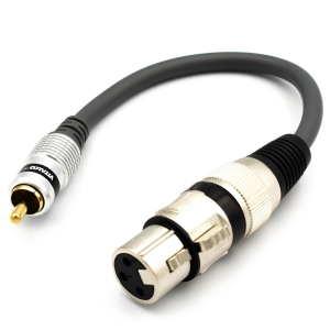 Adapter Gniazdo XLR Żeńskie - Wtyk RCA Mikrofon Vitalco