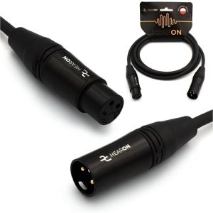 HEARON PRO kabel mikrofonowy 10m XLR męski - XLR żeński