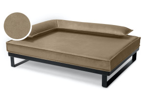 Legowisko ortopedyczne dla psa - Loft Tierra (Beżowy Tierra, L - 100x75 cm) Hectolove