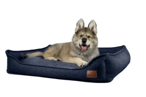 Legowisko ortopedyczne dla psa - Nuzzle Bliss (Granat Bliss, L - 110x85 cm) Hectolove
