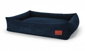 Legowisko ortopedyczne dla psa - Cuddle Expressive (Granatowy Ross, L - 110x85 cm) Hectolove