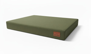 Materac ortopedyczny dla psa - Nuvola Ross (Zielony Mech Ross, L - 120x90x13 cm) Hectolove