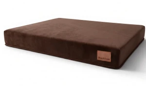 Materac ortopedyczny dla psa - Nuvola Expressive (Czekoladowy Expressive, L - 120x90x13 cm) Hectolove