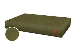 Materac ortopedyczny dla psa - Nuvola Vivo (Oliwkowa zieleń Vivo, S - 80x60x13 cm) Hectolove